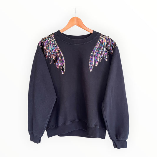 Mermaid Wings Disco Jumper L