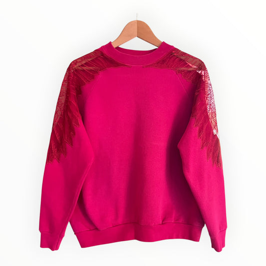 Cutaway Organza Wings Disco Jumper M