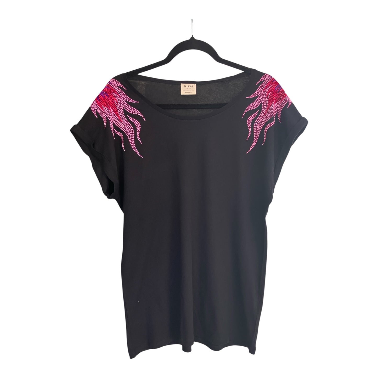 Crystal Fire T Shirt L