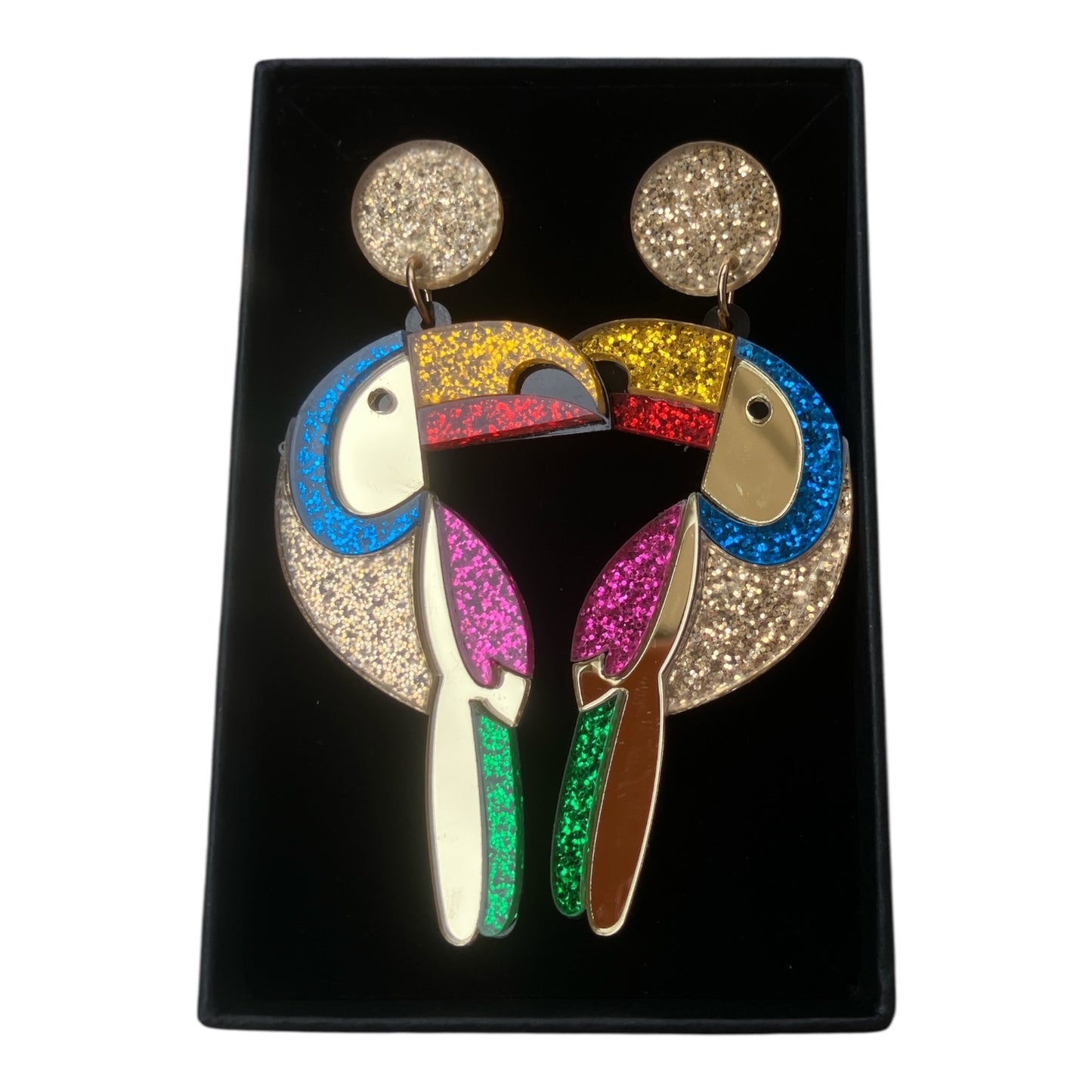 Toucan earrings