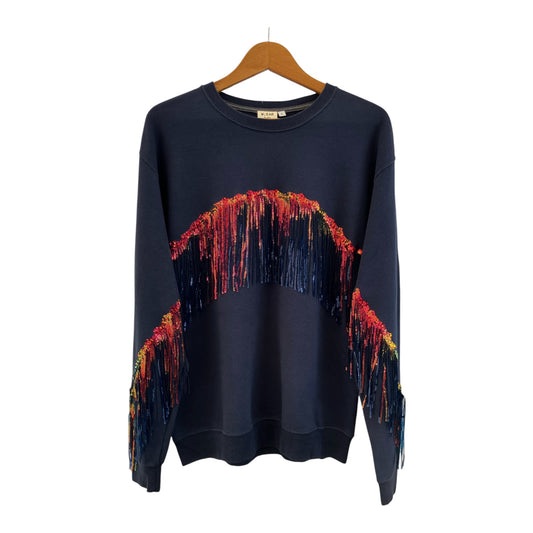 Sequin Fringe Disco Jumper S