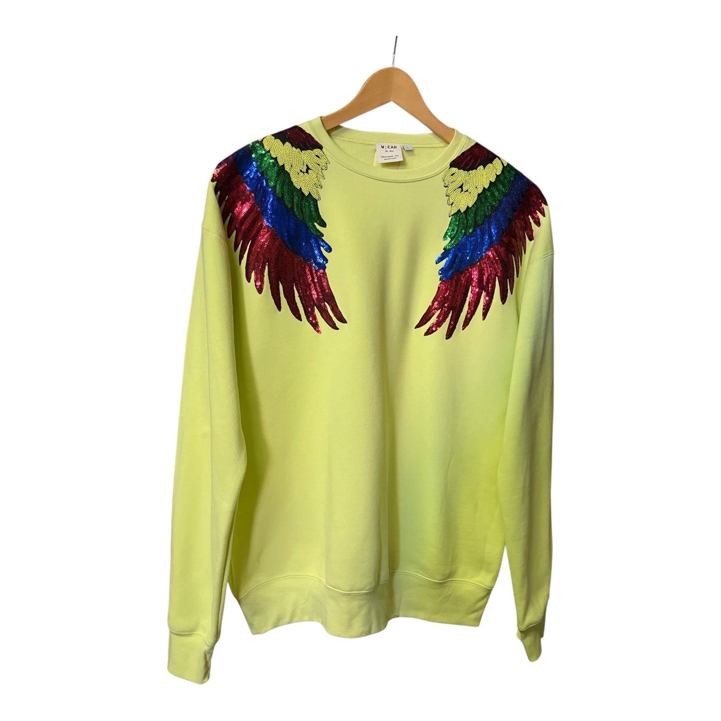 Rainbow Wings Disco Jumper L
