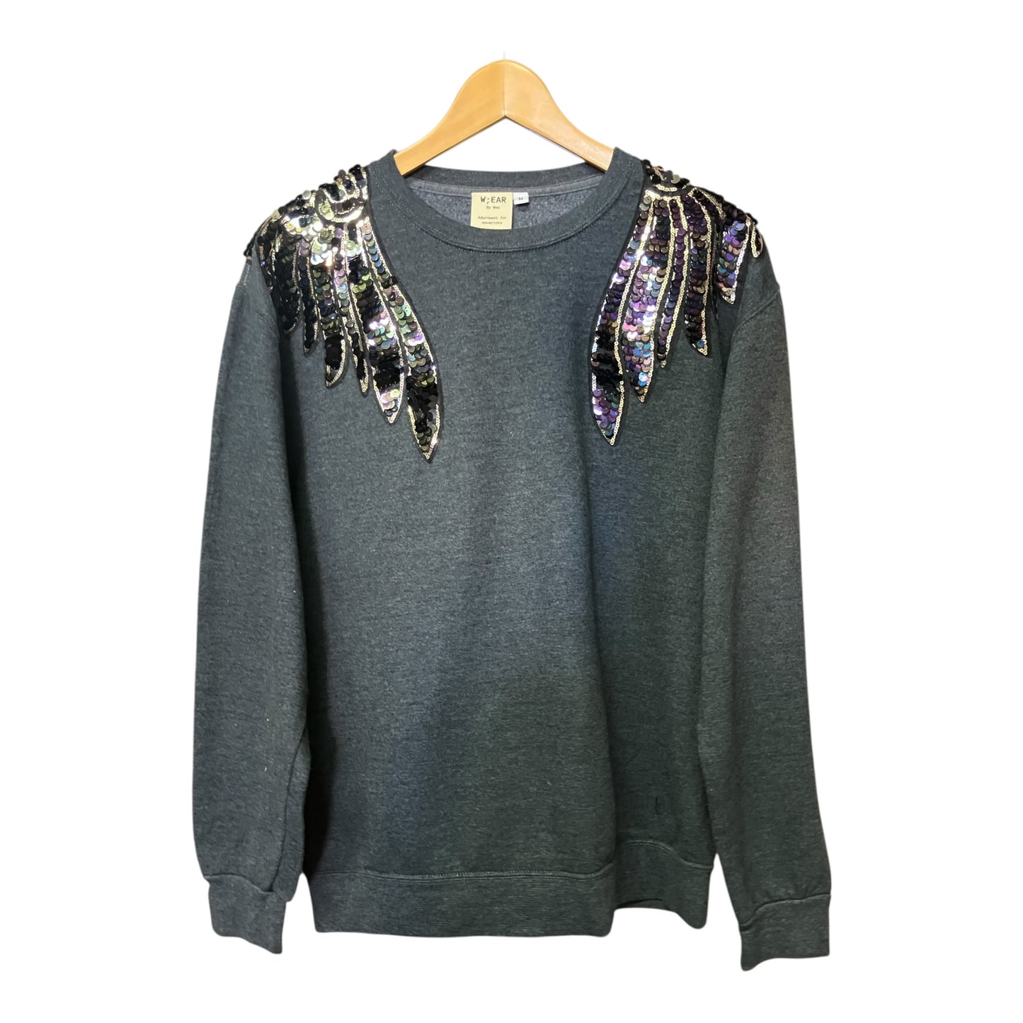 Mermaid Wings Disco Jumper M