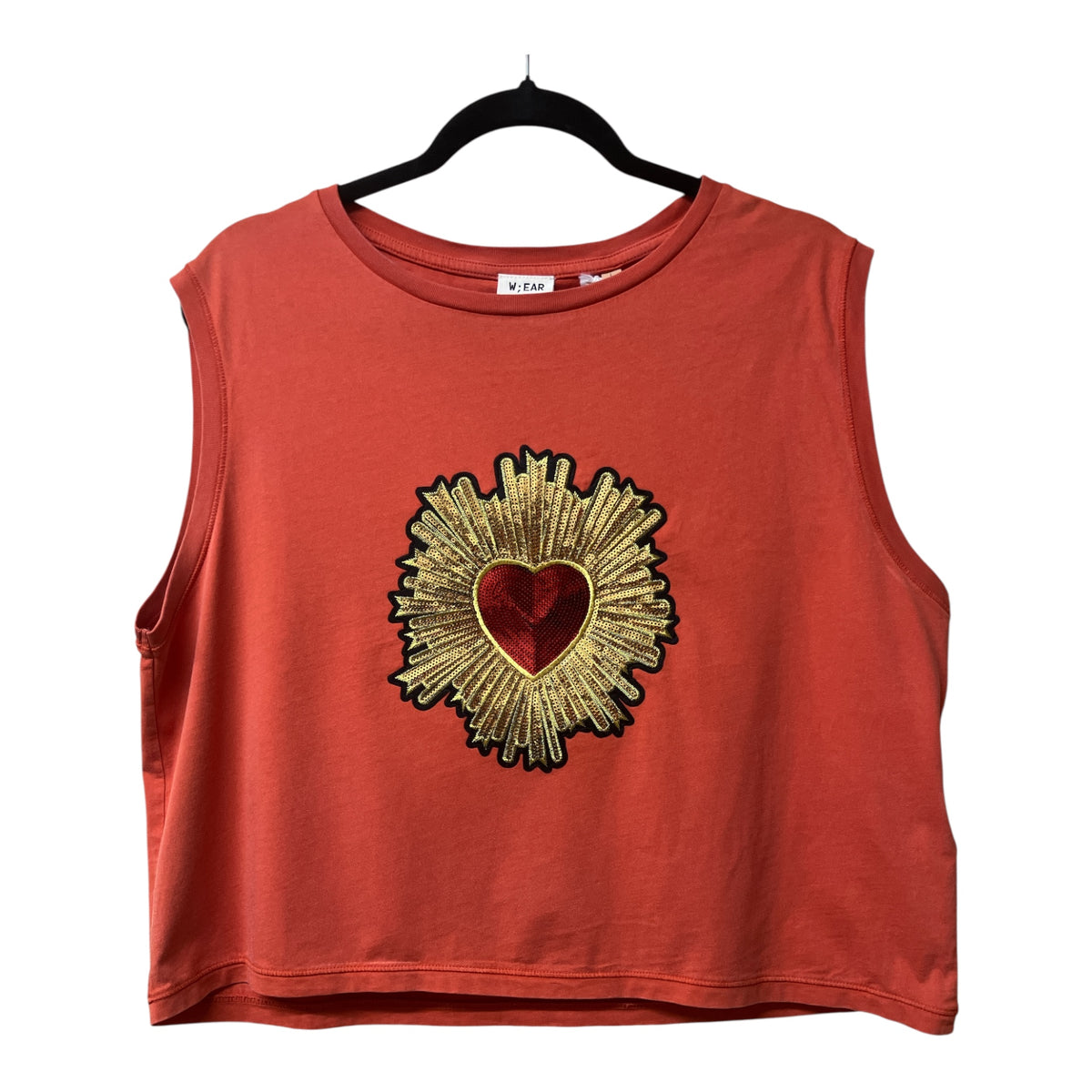 Sacred Heart Paprika Tank XS