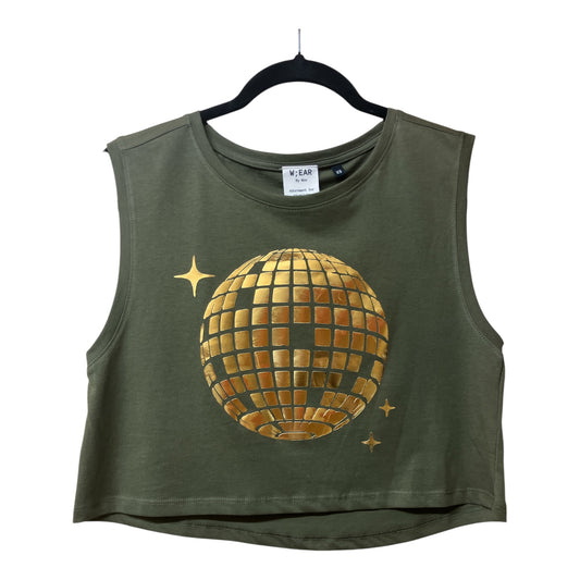 Disco Ball Olive Tank XS