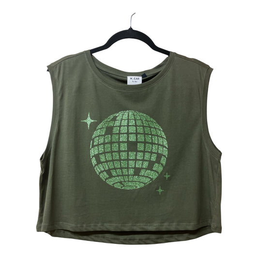 Disco Ball Olive Tank M