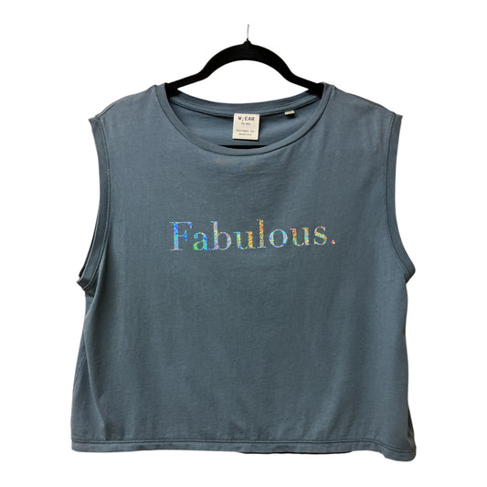 Fabulous Blue Grey Tank M