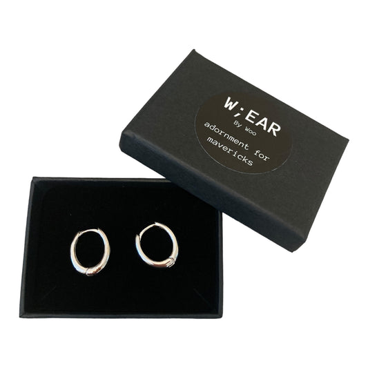 Oval huggy hoops