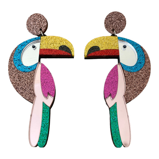 Toucan earrings