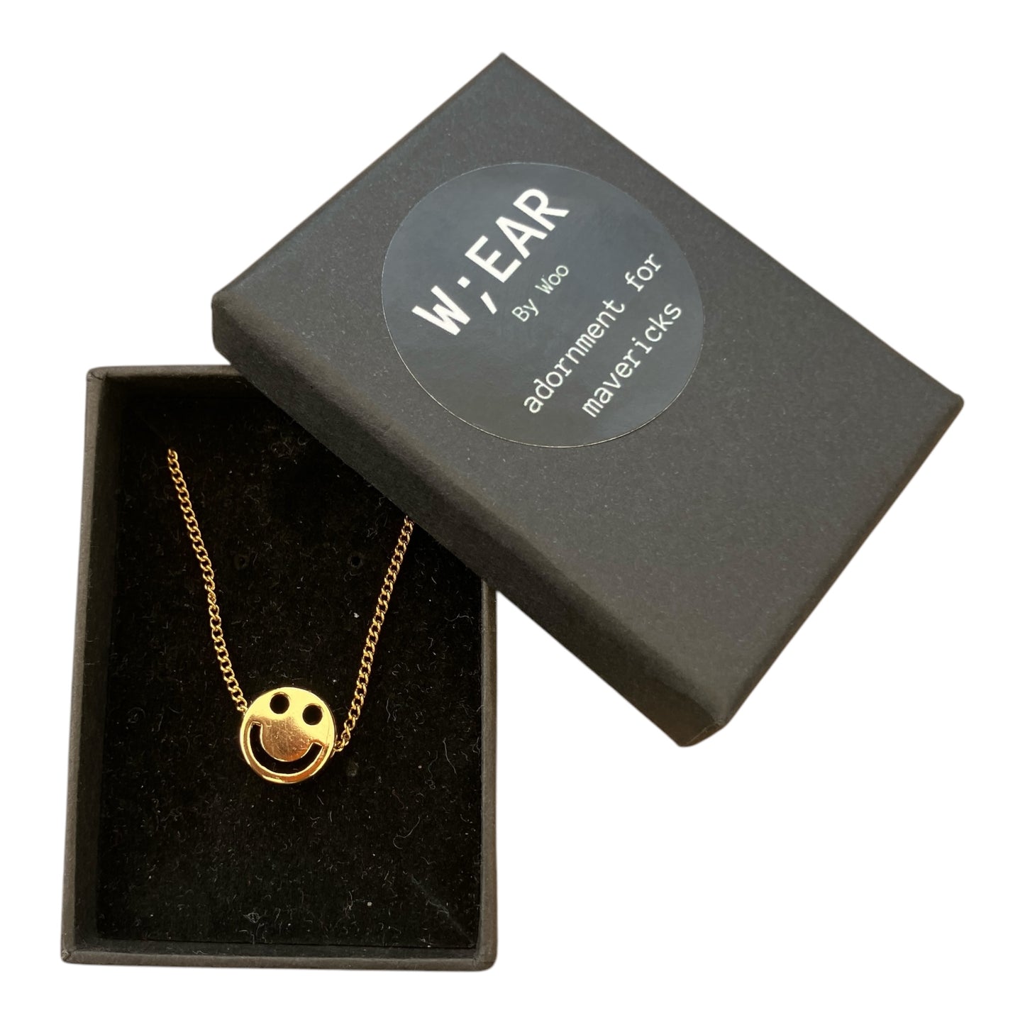 Smiley face necklace