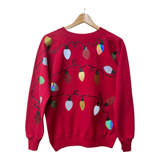 Christmas Lights Disco Jumper S