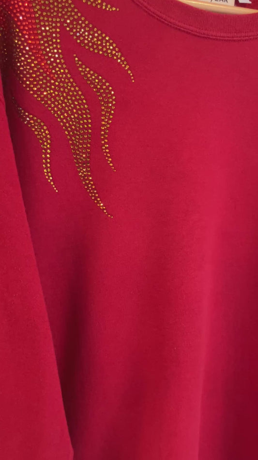 Crystal Fire Disco Jumper L