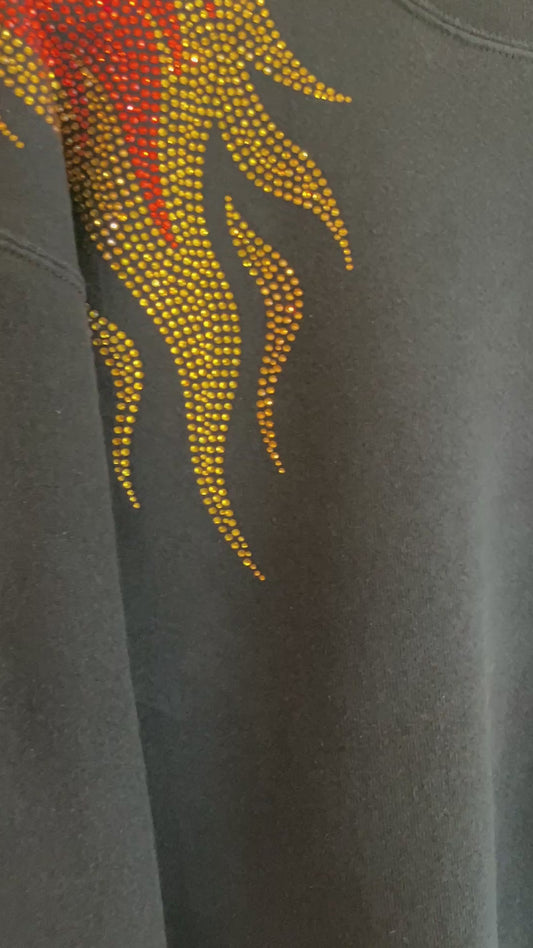 Crystal Fire Disco Jumper M